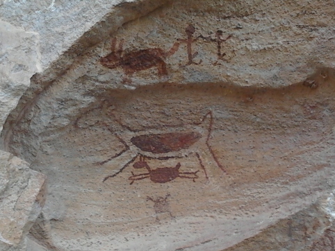 A pintura rupestre mais simbólica da Serra da Capivara